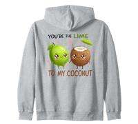 Tu ES Le Citron Vert de Mon Amour Kawaii à la Noix de Coco Sweat à Capuche