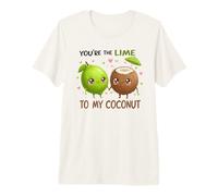 Tu ES Le Citron Vert de Mon Amour Kawaii à la Noix de Coco T-Shirt Haut de Gamme