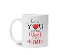 Tu Es Le Css De Mon Html Tasse À Thé Unique Mug Drôle Tasse À Café Cadeau Mignon Pour Bureau Collègue Pâques 330Ml