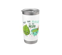 Tu es le jeu de mots mignon au basilic de mon pesto Gobelet isotherme en acier inoxydable double paroi