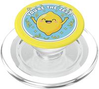 Tu ES Le Meilleur Jeu de Mots Zest Positive Saying Funny Cute Lemon PopSockets PopGrip pour MagSafe