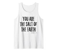 Tu ES Le sel de la Terre Matthieu 5:13 Bible Faith Débardeur
