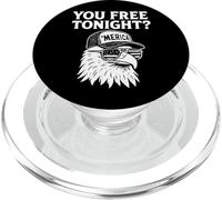Tu es libre ce soir Eagle, le 4 juillet, tu es libre ce soir PopSockets PopGrip pour MagSafe