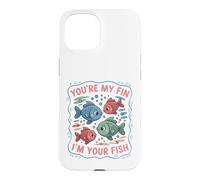 Tu ES ma nageoire, Je suis Ton Poisson, Mon Amour Aquatique Coque pour iPhone 15