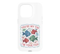 Tu ES ma nageoire, Je suis Ton Poisson, Mon Amour Aquatique Coque pour iPhone 15 Pro