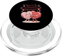 Tu ES Mon Humain préféré, étreindre Les cœurs, Adore la Saint-Valentin PopSockets PopGrip pour MagSafe