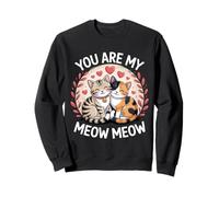 Tu Es Mon Mignon Mignon De Chat Mignon Amour Sweatshirt
