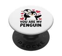 Tu ES Mon Pingouin Tasse Romantique et Mignonne pour PopSockets PopGrip Adhésif