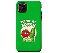 Tu ES Mon punis de Caricature de Concombre de Tomate Frais Coque pour iPhone 11 Pro Max