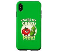 Tu ES Mon punis de Caricature de Concombre de Tomate Frais Coque pour iPhone XS Max