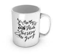 Tu Es Mon Rayon De Soleil Quand Le Ciel Est Gris Tasse À Café Pratiques Tasse Drôle Tasses Pour Collègue Famille Thé 330Ml