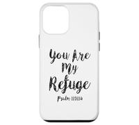 Tu ES Mon Refuge Écriture du psaume Verset de la Bible chrétien Coque pour iPhone 12 Mini