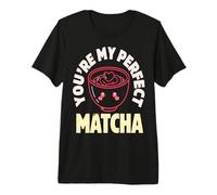 Tu ES Mon thé Matcha Mignon Kawaii Parfait T-Shirt Haut de Gamme