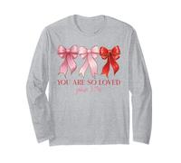 Tu ES Tellement aimé (Jean 3, 16), Bow, Écriture, Foi chrétienne, Art Manche Longue