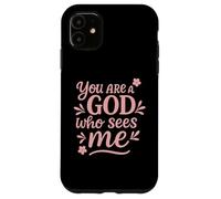 Tu ES Un Dieu Qui me voit - Citation biblique Coque pour iPhone 11