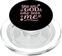 Tu ES Un Dieu Qui me voit - Citation biblique PopSockets PopGrip pour MagSafe