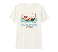 Tu ES Un Jeu de Mots Vraiment Incroyable sur Une Loutre Mignonne T-Shirt Haut de Gamme