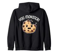 Tu ES Un Monstre ! Cookie Eater Cute Kawaii Cookies Love Sweets Sweat à Capuche