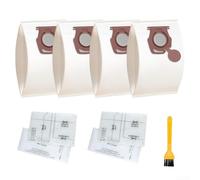 TU Lot de 4 sacs à poussière pour aspirateurs Miele TU Guard L1/Guard S1/CO Guard M1 Series - 4 sacs à poussière avec 2 filtres d'échappement