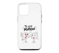 Tu m’as matrixé : Amour et Coup de Foudre Coque pour iPhone 12/12 Pro