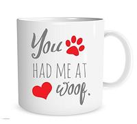 Tu M'As Convaincu Dès Le Premier « Ouaf » Mug Modernes Tasse Pratiques Tasses À Thé Pour Chocolat Chaud Travail Lait 330Ml