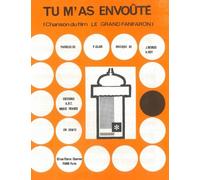 TU M'AS ENVOÛTÉ (partition)