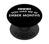 Tu m'as EU à Ember Months PopSockets PopGrip Adhésif