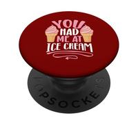 Tu m'as eu à la glace PopSockets PopGrip Adhésif