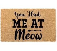 Tu M'As EU À Meow Tapis De Bain Anti-Poussière Paillasson Exterieur Facile À Nettoyer Paillasson pour Extérieur Intérieur Jardin 40 X 60Cm