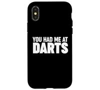 Tu m'as Fait Jouer aux fléchettes Coque pour iPhone X/XS