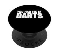 Tu m'as Fait Jouer aux fléchettes PopSockets PopGrip Adhésif