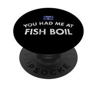 Tu m'as Fait Manger à Fish Boil PopSockets PopGrip Adhésif