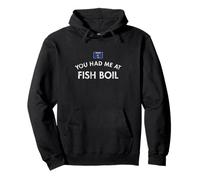 Tu m'as Fait Manger à Fish Boil Sweat à Capuche