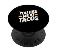 Tu m'as Fait Manger des Tacos PopSockets PopGrip Adhésif