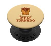 Tu m'as invitée au Meat Tornado Funny Kebab & Gyro Ron PopSockets PopGrip Adhésif