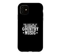 Tu m'as Perdu à I Don't Like Country Music USA Coque pour iPhone 11