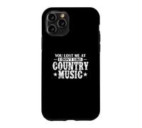 Tu m'as Perdu à I Don't Like Country Music USA Coque pour iPhone 11 Pro