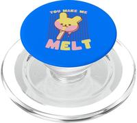Tu me Fais Fondre Kawaii Bunny Ice Pop PopSockets PopGrip pour MagSafe