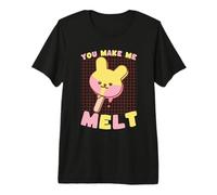 Tu me Fais Fondre Kawaii Bunny Ice Pop T-Shirt Haut de Gamme