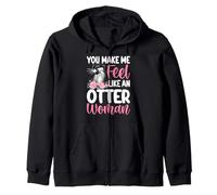 Tu me Fais Sentir comme Une Femme Loutre Sweat à Capuche