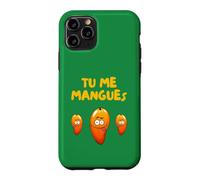 Tu me manques Tu me mangues Message Chéri Amour Mari Copain Coque pour iPhone 11 Pro