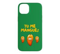 Tu me manques Tu me mangues Message Chéri Amour Mari Copain Coque pour iPhone 14 Plus