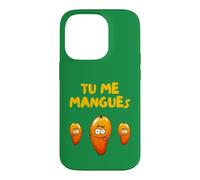 Tu me manques Tu me mangues Message Chéri Amour Mari Copain Coque pour iPhone 14 Pro