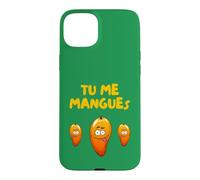 Tu me manques Tu me mangues Message Chéri Amour Mari Copain Coque pour iPhone 15 Plus
