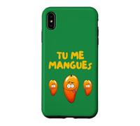 Tu me manques Tu me mangues Message Chéri Amour Mari Copain Coque pour iPhone XS Max