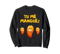 Tu me manques Tu me mangues Message Chéri Amour Mari Copain Sweatshirt