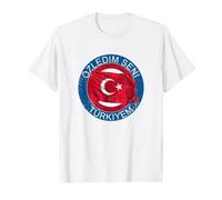 Tu me manques Turquie - Drapeau Patriotique Turc T-Shirt Graphique avec Valeur