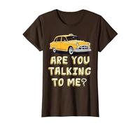 Tu me parles ? T-Shirt, Femme, Marron, XS
