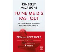 Tu ne me dis pas tout (Prix des lectrices 2022) - Kimberly McCreight - Hauteville - Poche - Roman