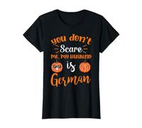 Tu ne me Fais Pas Peur, Mon Mari est Une épouse Allemande d'halloween T-Shirt